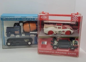 2 Coches Ranura Motorific Ideal, Coche de Carreras Chaparral 1967 Y 1966 Listo Mezcla Hormigón - Imagen 1 de 6
