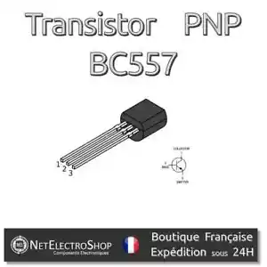 20x Transistor PNP BC557 - TO-92 - Bild 1 von 1