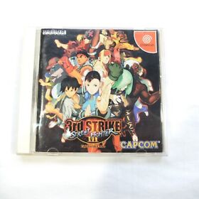 Sega DREAMCAST Street Fighter III 3rd Strike Japan NTSC Complete Retro DC