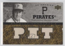 2007 Upper Deck Premier Remnants 3 Variation Gold /27 Bill Mazeroski #PR3-BM HOF