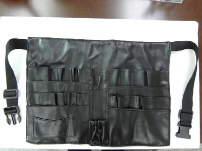 CINTO PINCEL AVENTAL MAQUIAGEM COURO PROFISSIONAL CAMAFEU COMPORTA 28 PEÇAS - Imagem 1 de 2