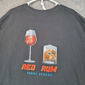 Tommy Bahama Shirt Mens XXL 2XL Gray Red Rum Short Sleeve