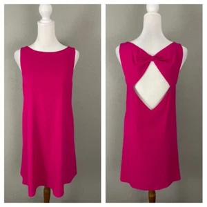 Alice + Olivia $135 Trina Bow Dress Pink Size XS Sleeveless Cut Out - Picture 1 of 10