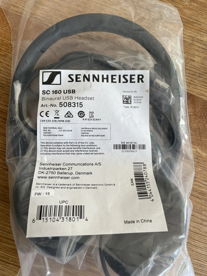 EPOS | Sennheiser SC 160 USB-C Binaural Headset - NEU & OVP