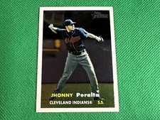 2006 Topps Heritage Chrome #67 Jhonny Peralta 1868/1957 Cleveland Indians