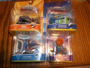 4 Skylanders SuperChargers Shield Striker Sky Slicer Dive Bomber Pop Fizz New - Picture 1 of 1