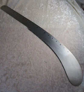 Fairgate USA 18” Steel Hip Curve Ruler Dressmaker Tailor Sewing Near Mint - Picture 1 of 5