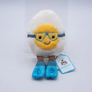 NEW - Jellycat AMUSEABLE SCUBA EGG ✨ Soft Plush Toy Mini Scuba Boiled Egg, NWT - Picture 1 of 6