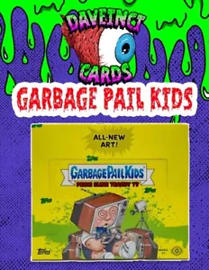 GARBAGE PAIL KIDS 2016 Prime Slime Trashy TV FACTORY SEALED Hobby Box 📺 - Picture 1 of 1