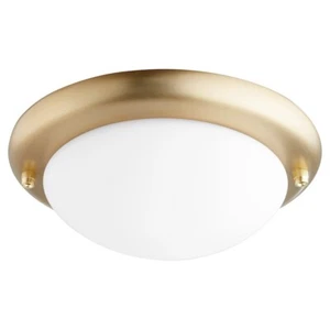 Quorum Dome LED Light Kit, Aged Brass/Satin Opal - 1141-9180 - Picture 1 of 1