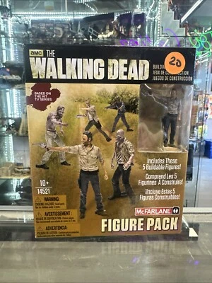 McFarlane Toys The Walking Dead Juego de Construcción 14521 Figura Pack 1 Rick Merle Foto 1 de 2