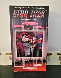 Star Trek Balance of Terror VHS Tape The Cage #9 - Imagen 1 de 3