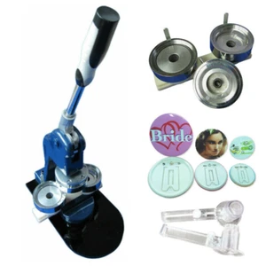 Button Maker Punch Press Machine 1"/25mm Pin Round Button Badge Maker Machine - Picture 1 of 10
