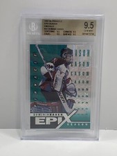 1997-98 Pinnacle Dominik Hasek Epix Moment Emerald #/30 #E22 BGS 9.5 Canadiens