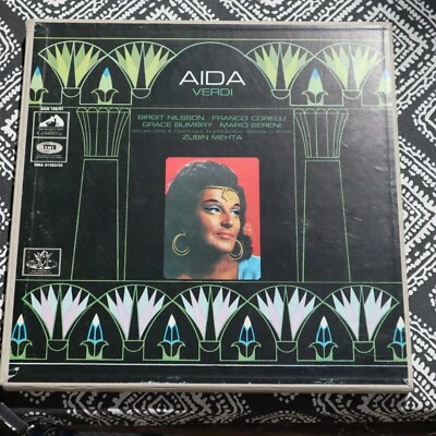 Verdi Aida Nilsson Corelli 3 lp EMI Angel WG SAN 189/91 Stereo FREE SHIP USA CAN - Image 1 of 4
