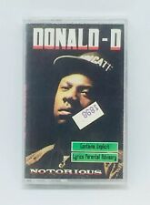 Donald D Notorious USA 1989 new cassette hip hop