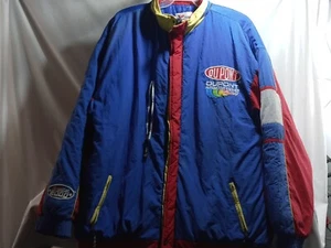 Vintage Nascar Jeff Gordon Dupont Racing Chase Automotive Winter Jacket w Hood - Picture 1 of 11