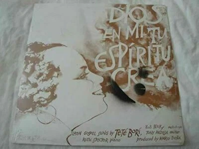 NEW DIOS EN MI TU ESPIRITU CREA VINYL LP ALBUM TETE BORI PRIVATE LABEL ALBUM - Image 1 of 4