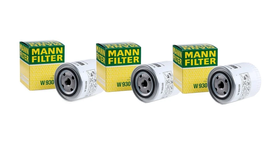 Juego de 3 filtros de aceite Mann para Land Rover Defender 110 90 Discovery Range Rover Foto 1 de 1