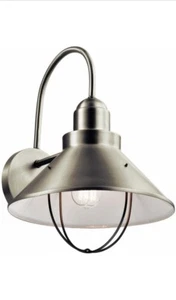 Kichler 9142 Nickel Seaside Außenwandleuchte mit 1 Licht Neu - Bild 1 von 1