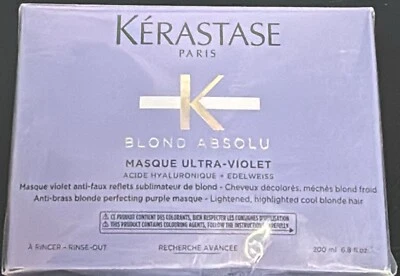 Kerastase Blond Absolu Mask Ultra Violet 200 ml / 6.8 oz Sealed (E8) - Image 1 of 3