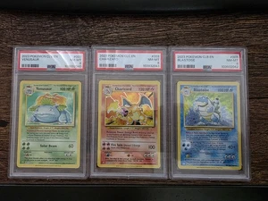 PSA8 Sequential 2023 TCG Classic Collection Venusaur Charizard Blastoise - Picture 1 of 5