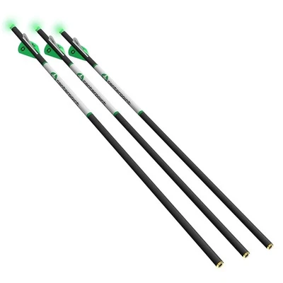 Archery AXCCA203PK Premium .003-Carbon Crossbow Arrows With Lighted Half-Moon... - Image 1 of 3