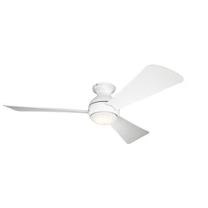 Kichler 330152MWH Sola 54" LED Ceiling Fan in Matte White - Picture 1 of 2