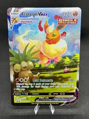Flareon Vmax Black Star Promo JUMBO Card SWSH180 NM 2021 Eng in Sleeve/TopLoader - Image 1 of 4