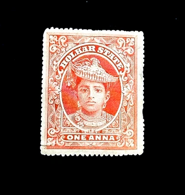 India INDORE Stamp - 1905 Holkar Revenue Tax  Mint NG r47🔥 - Image 1 of 2