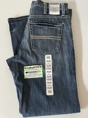 Pantalones de mezclilla CINCH White Label para hombre talla 33X30 calce relajado tiro medio pierna recta Foto 1 de 4