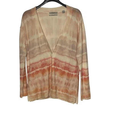 Cárdigan Allsaints Marea Tie Dye Lana Merino Talla XS Talla Grande 5 Botones Foto 1 de 4