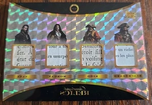 2025 Piezas del Pasado Piratas Ed. Barbanegra, Kidd, Morgan, Vane #699 #'d 1/1 - Imagen 1 de 9
