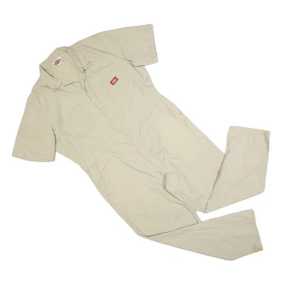 DICKIES Herren Latzhose beige Baumwollmischung Regular Fit XL W40 L28 Workwear - Bild 1 von 4