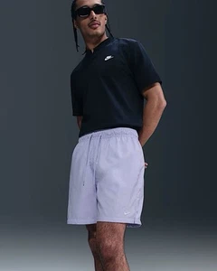 NWT Nike Sportswear Woven Lined Flow Shorts Light Purple Men's Medium - Picture 1 of 2