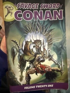 THE SAVAGE SWORD OF CONAN VOLUME 21 TWENTY-ONE TPB 2016 DARK HORSE COMICS BOOK - Picture 1 of 6