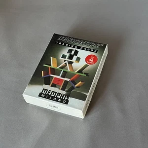 Baraja de cartas coleccionables de diseñadores "Memphis Milano" - sin usar y sellada de fábrica - Imagen 1 de 3