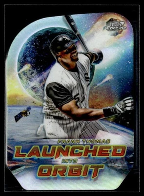 L58,781 - 2023 Topps Cosmic Chrome Launched Into Orbit #LIO16 Frank Thomas - Image 1 of 2