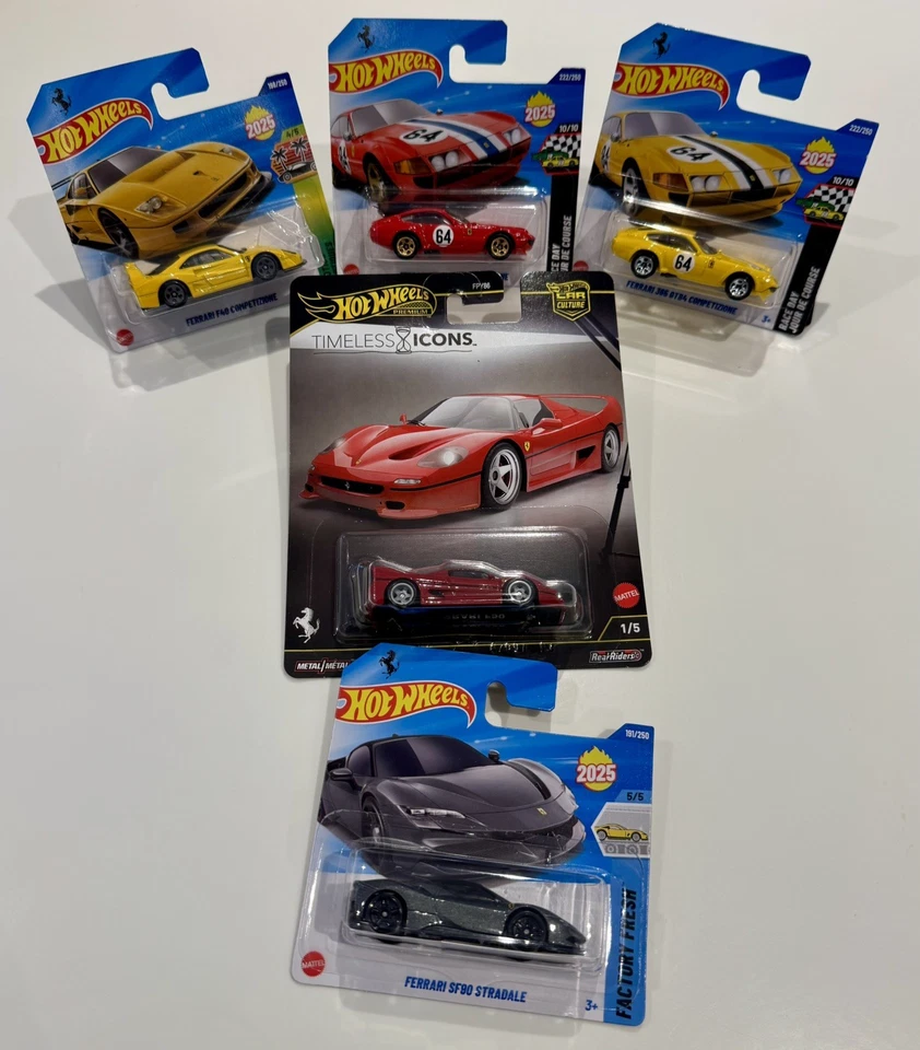 Hot Wheels Ferrari 2025 bundle Rare Treasure Collectable BNIP - Image 1 of 1
