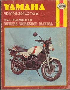 YAMAHA RD350 LC,RD250 LC HAYNES WORKSHOP MANUAL 1980-1981 - Picture 1 of 1