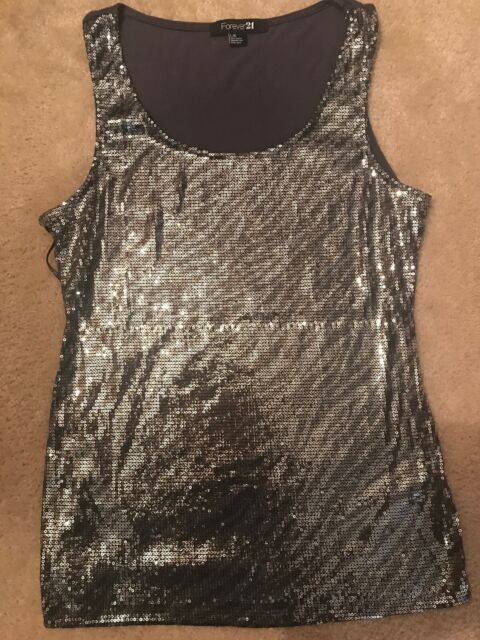 Forever 21 Ombré Sequin Tank Top  Sequin tank tops, Sequin tank