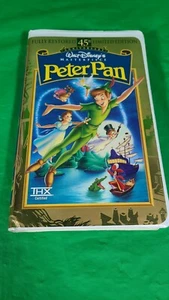Peter Pan (VHS, 1998, 45th Anniversary Limited Edition) Walt Disney Masterpiece - Picture 1 of 9