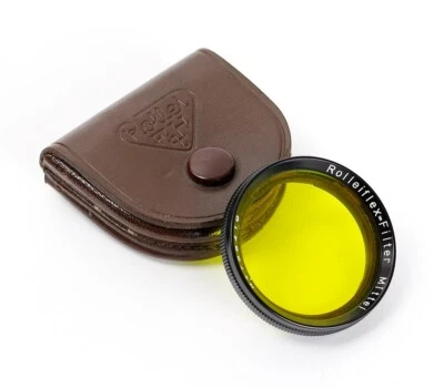 Rolleiflex Filter Yellow Medium 28.5MM Snap On No.758419 SNo.0524 - Image 1 of 2