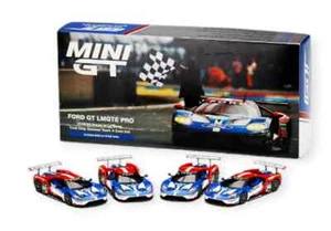TSM Mini GT MGTS0001 Ford GT LMGTE Pro 2016 24hrs Le mans Ford Team Set 1:64 - Picture 1 of 2