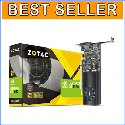 Efficient GeForce GT 1030 2GB Low Profile Card – Ideal for Photo & Video Editing - Image 1 of 4