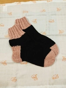 Handgestrickte Wollsocken Größe 37-38 - Bild 1 von 3