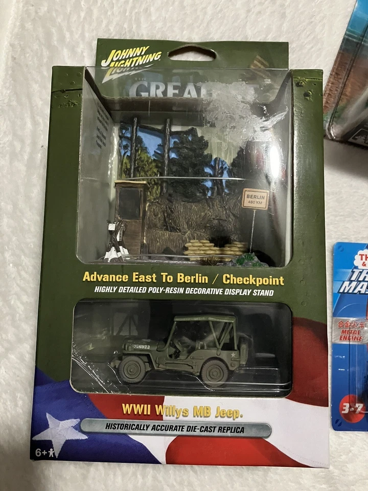 JOHNNY LIGHTNING THE GREATEST GENERATION ADVANCE EAST TO BERLIN WWII WILLYS JEEP - Image 1 of 1