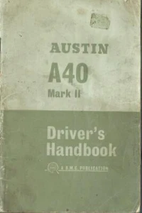 AUSTIN A40 Mark II Driver´s handbook 1963 Owner´s manaual Handbuch BA - Picture 1 of 9