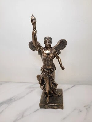 Nike Diosa Griega de la Victoria Bronce Fundido, Nuevo en Caja, 5'x5.5"x11" Foto 1 de 3