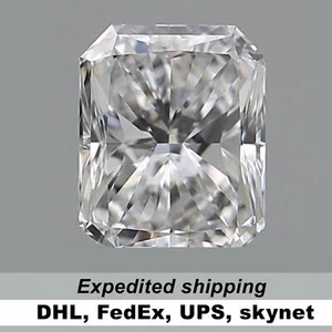 GIA Certified Natural Diamond For Fine Jewelry 0.5ct D/VVS Radiant Cut B-3 - Picture 1 of 6